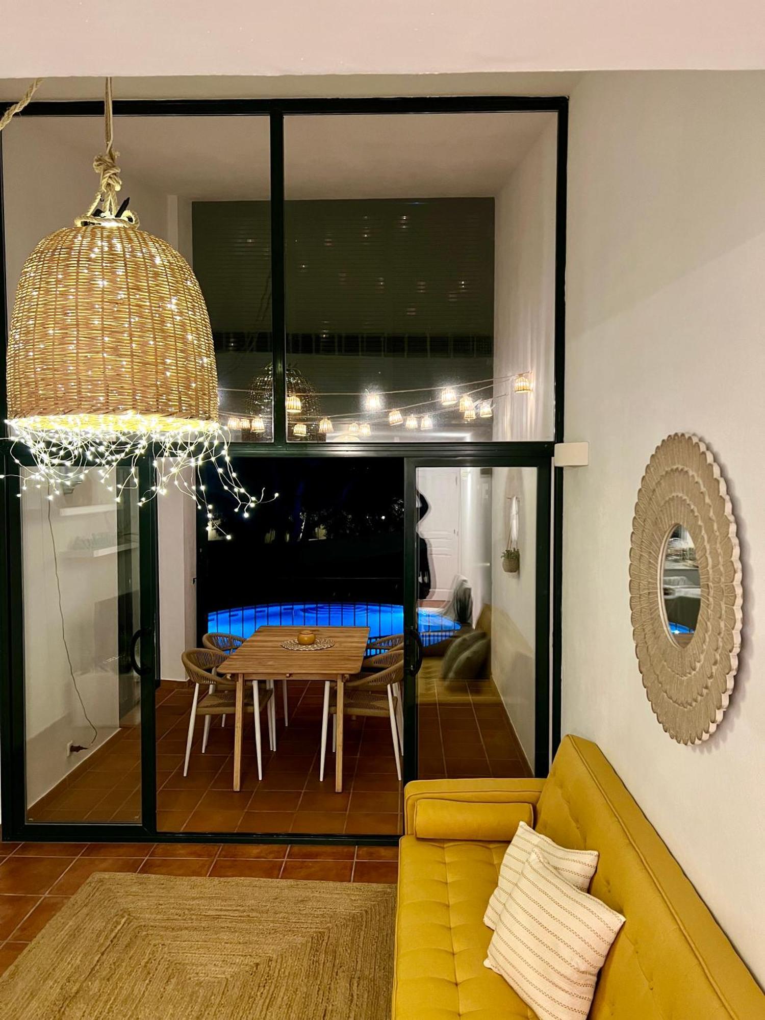 卡兰博希Casa Tortuga Con Piscina Com公寓 外观 照片